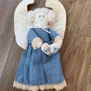 Folk Art country Angel doll. 11”